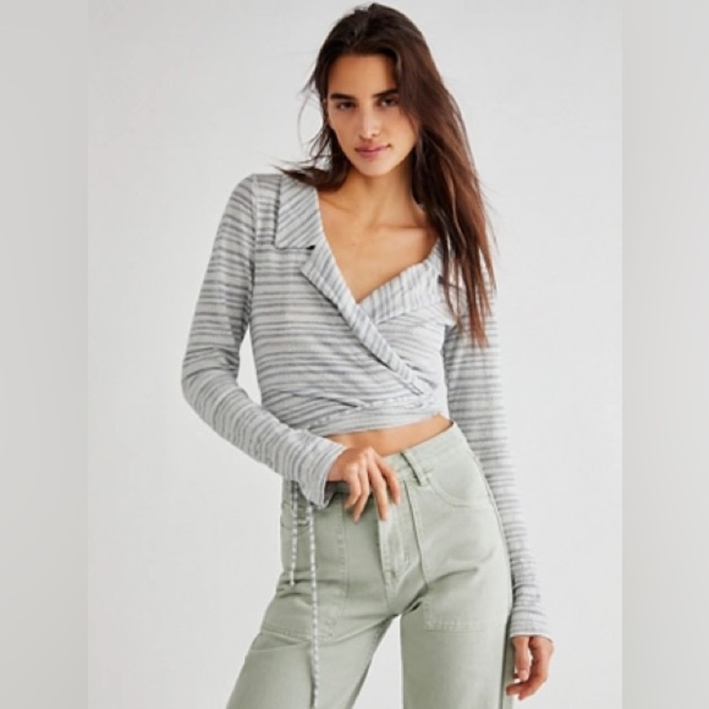 Free People Eloise Wrap Top, medium